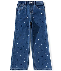 Copper Key Big Girls Pearled Denim Jeans