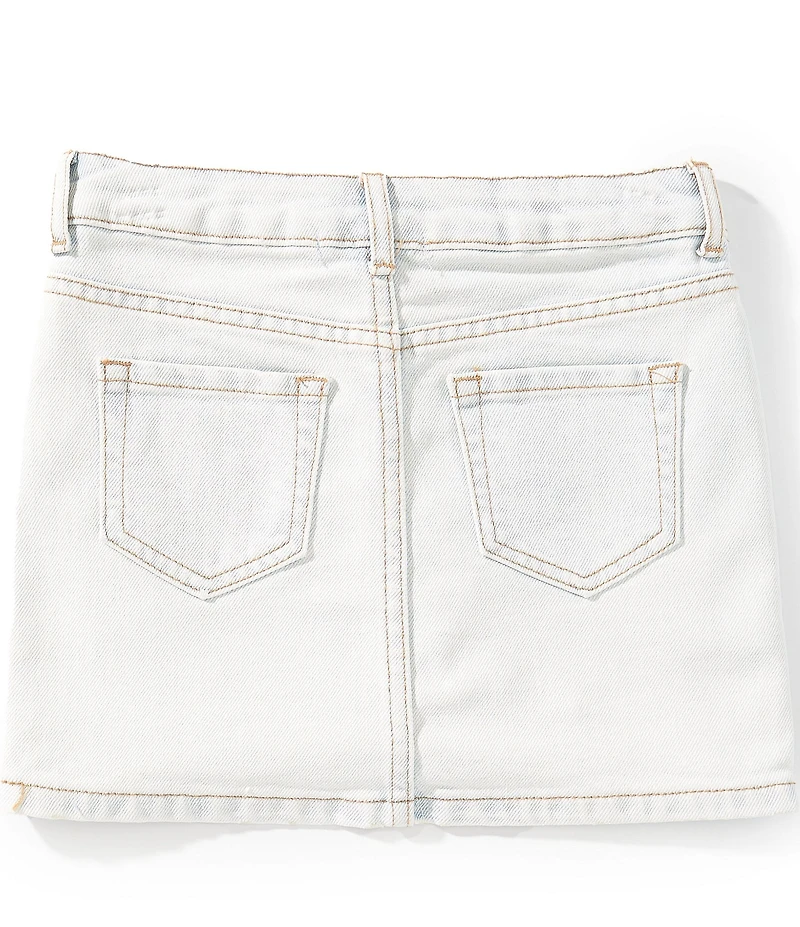 Copper Key Big Girls Pearled Denim Skirt