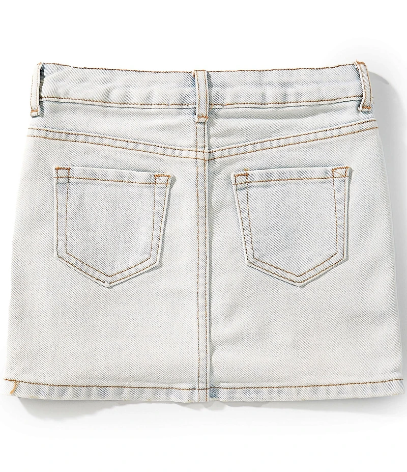 Copper Key Big Girls Pearled Denim Skirt