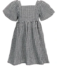 Copper Key Big Girls Puff Sleeve A-Line Dress