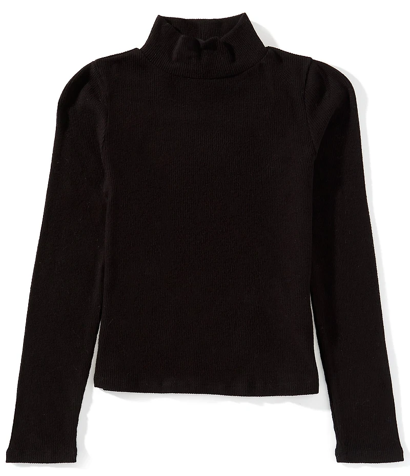 Copper Key Big Girls Ribbed Long Sleeve Turtleneck