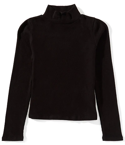 Copper Key Big Girls Ribbed Long Sleeve Turtleneck