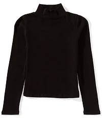 Copper Key Big Girls Ribbed Long Sleeve Turtleneck