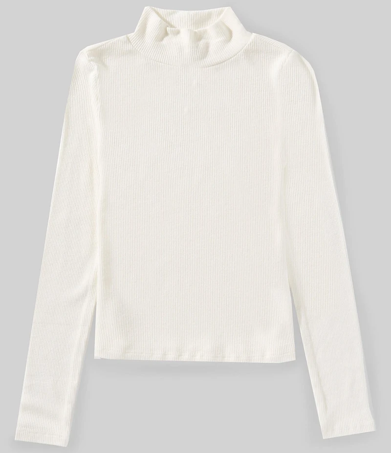 Copper Key Big Girls Ribbed Long Sleeve Turtleneck