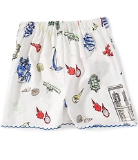 Copper Key Big Girls Sarah Print Scalloped Trim Skort