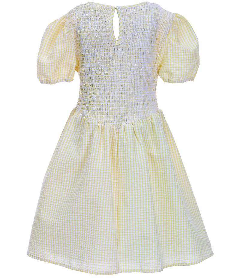 Copper Key Big Girls Smocked Gingham Dress