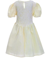Copper Key Big Girls Smocked Gingham Dress