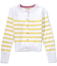 Copper Key Big Girls Striped Cardigan