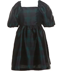 Copper Key Big Girls Taffeta Plaid Dress