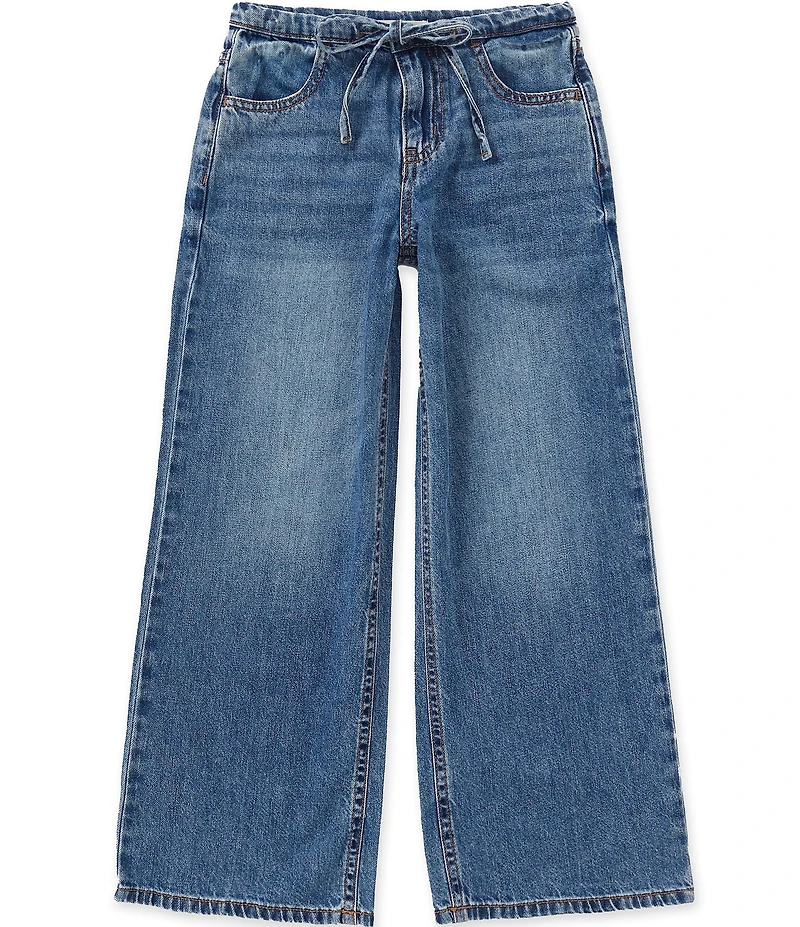 Copper Key Big Girls Tie Waist Denim Pant