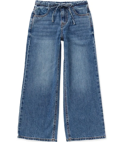 Copper Key Big Girls Tie Waist Denim Pant