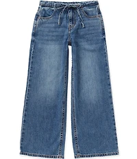 Copper Key Big Girls Tie Waist Denim Pant