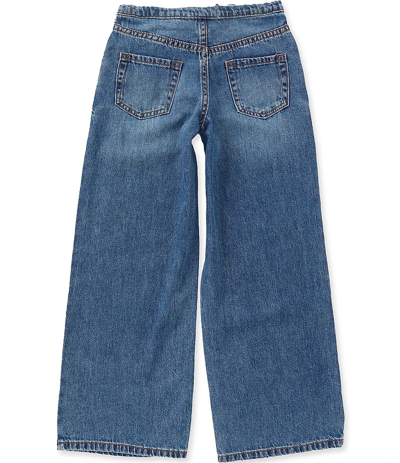 Copper Key Big Girls Tie Waist Denim Pant