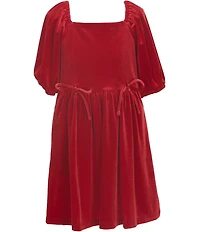Copper Key Big Girls Velvet Margo Bow Dress