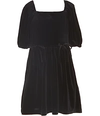 Copper Key Big Girls Velvet Margo Bow Dress