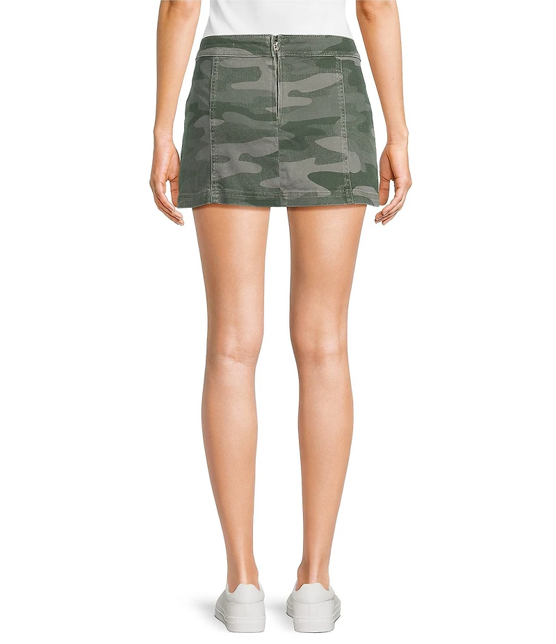Copper Key Camo Print Mini Skort