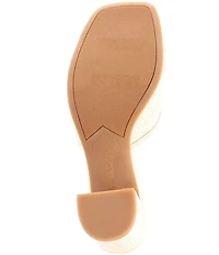 Copper Key Cape Raffia Bow Detail Dress Slide Sandals