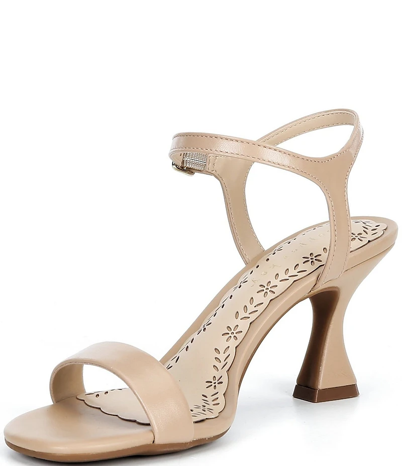 Copper Key Capri Leather Two-Piece Dress Sandals