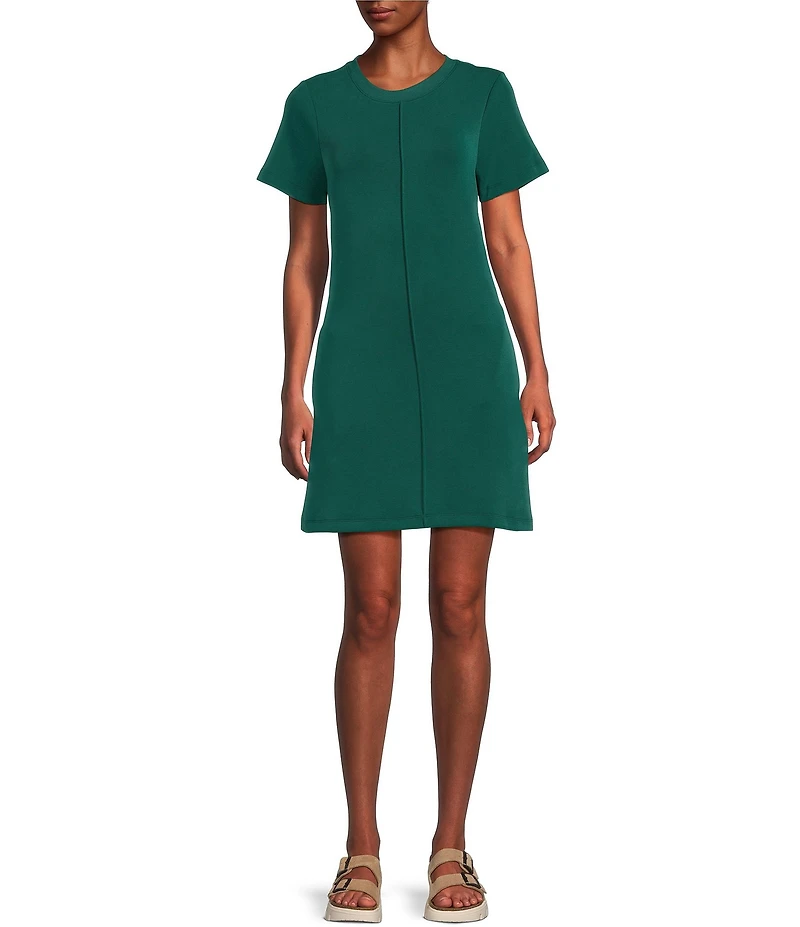 Copper Key Center Seam Mini Dress