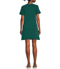 Copper Key Center Seam Mini Dress