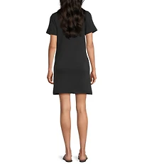 Copper Key Center Seam Mini Dress