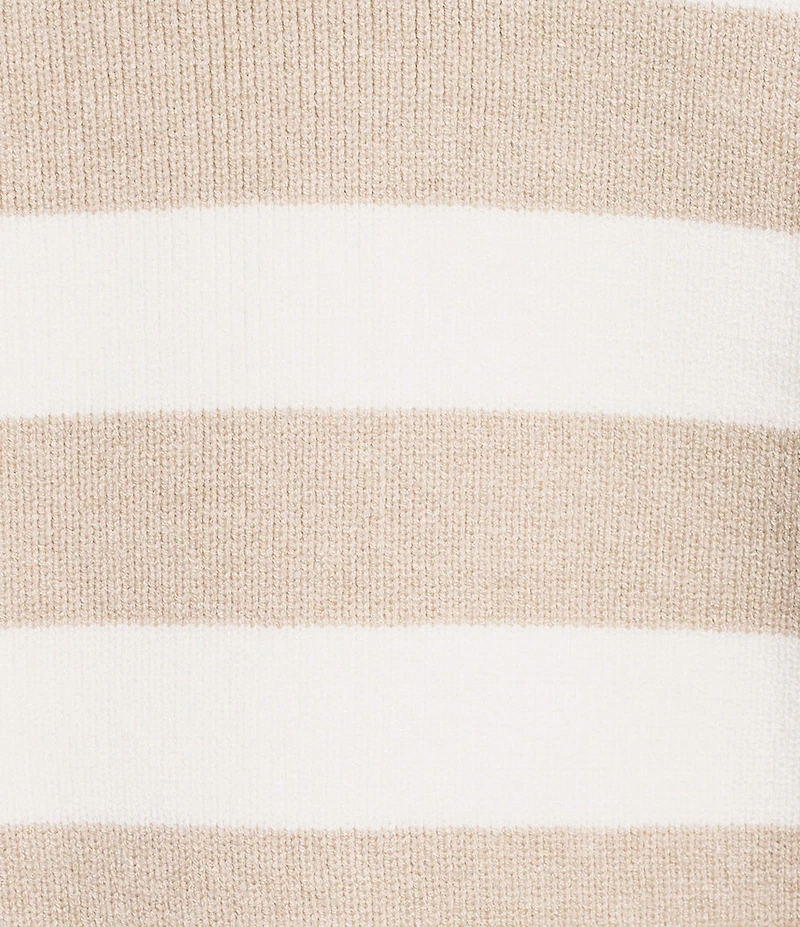 Copper Key Collared Stripe Sweater