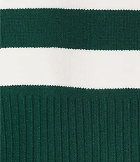 Copper Key Collared Stripe Sweater