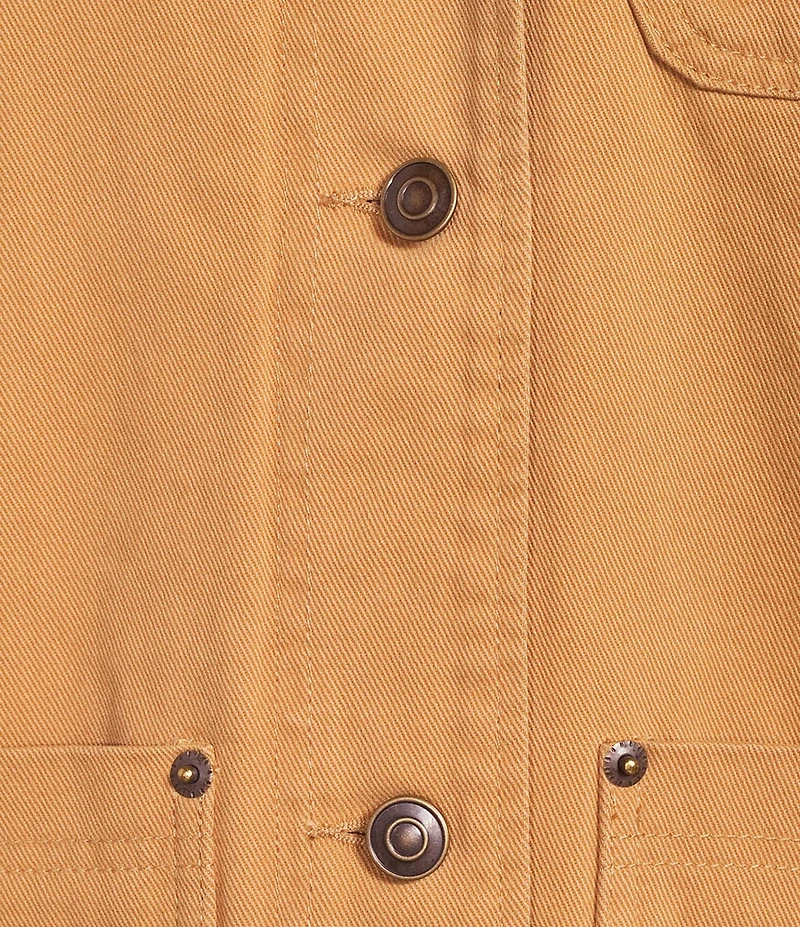 Copper Key Contrast Collar Work Jacket