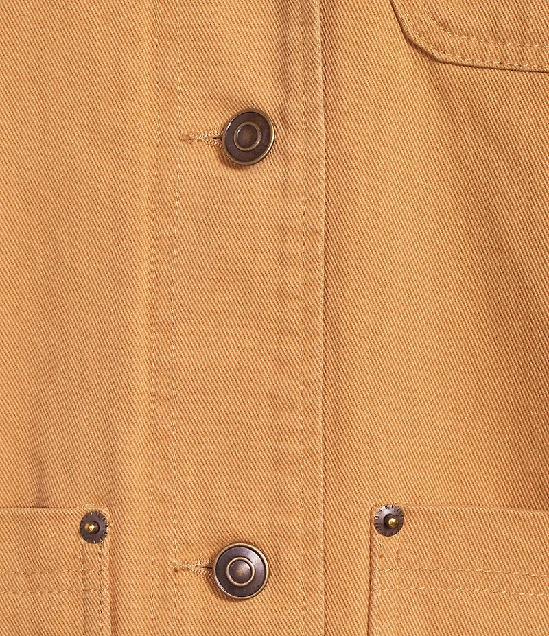 Copper Key Contrast Collar Work Jacket