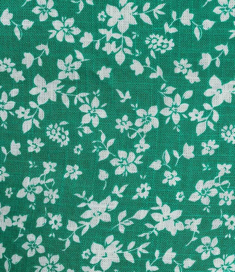 Copper Key Coordinating Woven Ditsy Floral Printed Tank Top