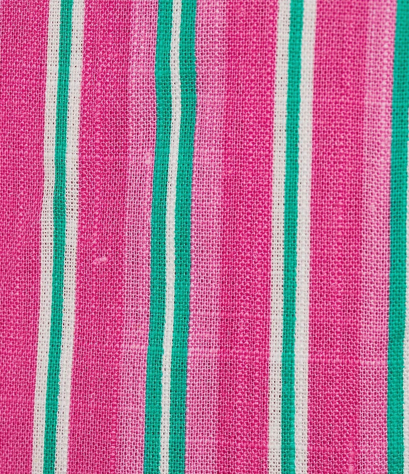 Copper Key Coordinating Woven Stripe Printed Tank Top