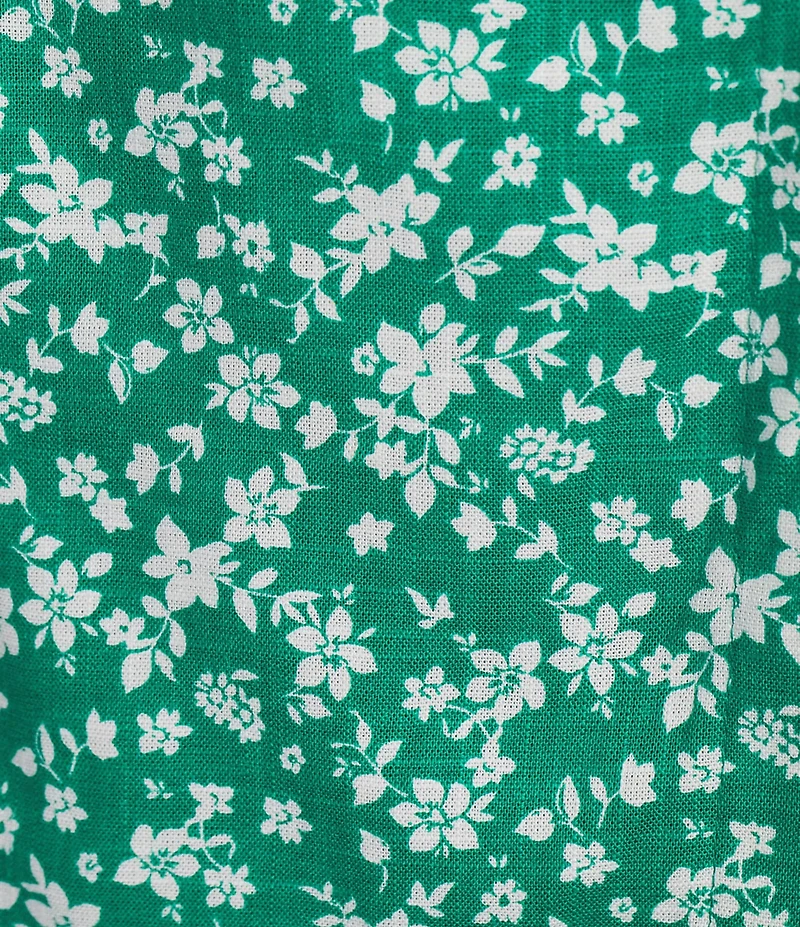 Copper Key Coordinating Ditsy Floral Print Wrap Skort