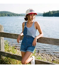 Copper Key Danielle Ameriana Striped Scoop Neck Tank
