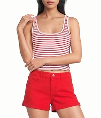 Copper Key Danielle Ameriana Striped Scoop Neck Tank