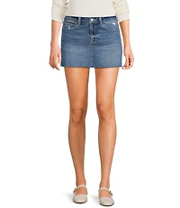 Copper Key Denim Mini Skirt