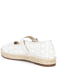 Copper Key Destin Crochet Mary Jane Espadrille Flats