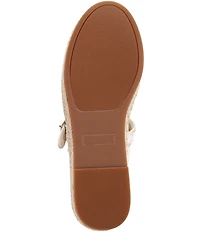 Copper Key Destin Crochet Mary Jane Espadrille Flats