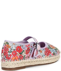 Copper Key Destin Floral Mary Jane Espadrille Flats