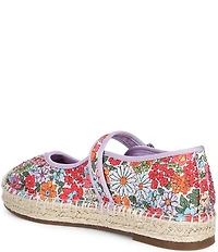 Copper Key Destin Floral Mary Jane Espadrille Flats