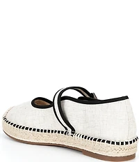 Copper Key Destin Linen Mary Jane Espadrille Flats