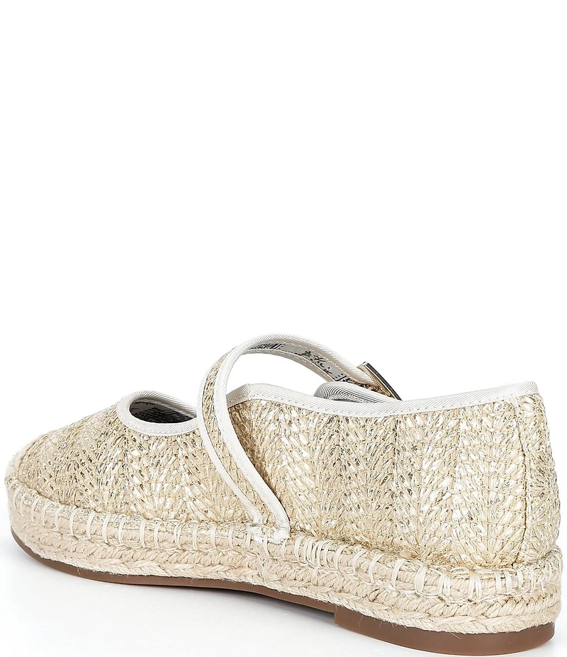 Copper Key Destin Raffia Mary Jane Espadrille Flats