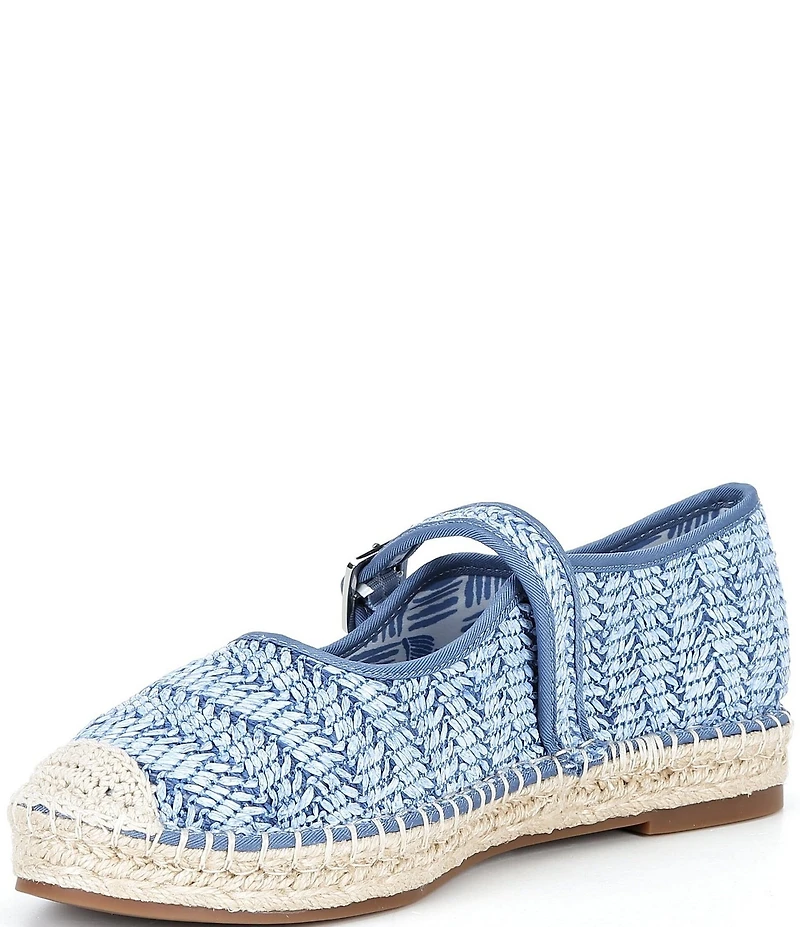 Copper Key Destin Raffia Mary Jane Espadrille Flats
