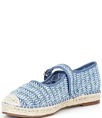 Copper Key Destin Raffia Mary Jane Espadrille Flats