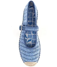 Copper Key Destin Raffia Mary Jane Espadrille Flats