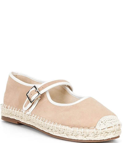 Copper Key Destin Suede Mary Jane Espadrille Flats