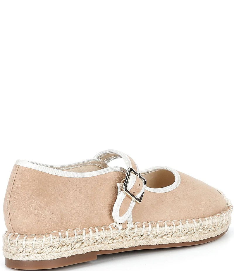 Copper Key Destin Suede Mary Jane Espadrille Flats