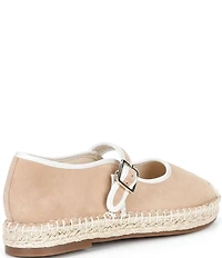 Copper Key Destin Suede Mary Jane Espadrille Flats