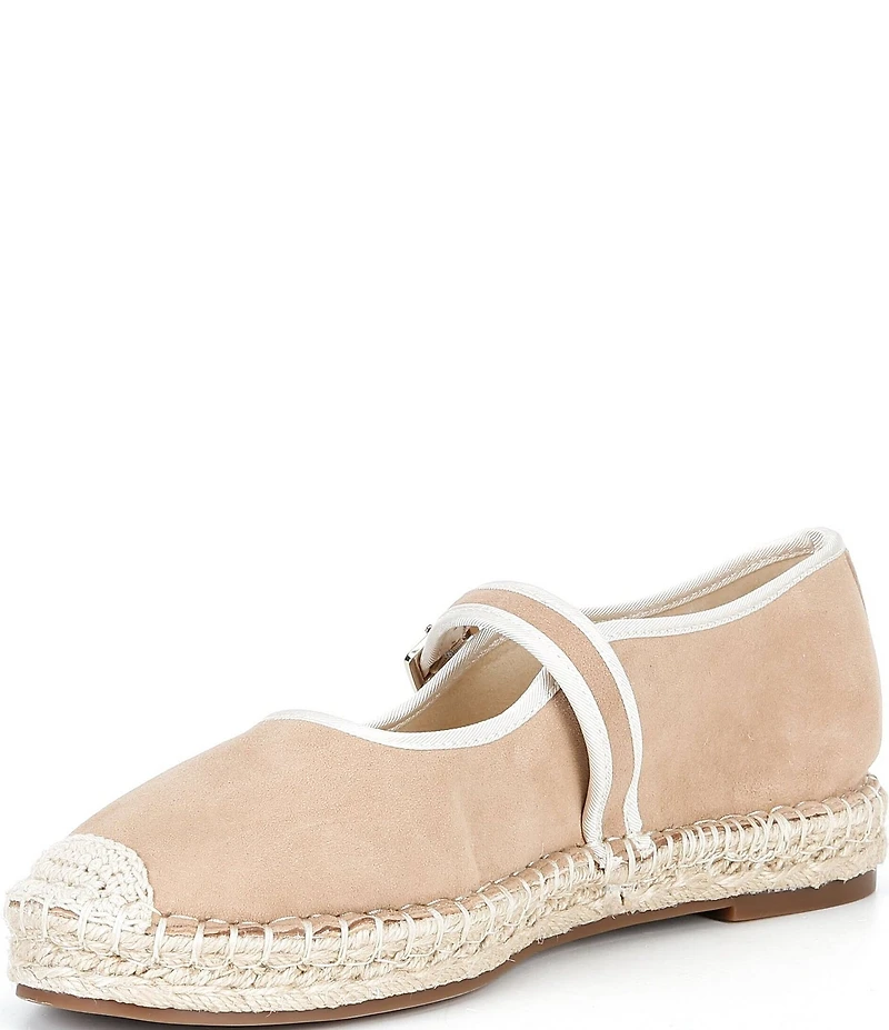Copper Key Destin Suede Mary Jane Espadrille Flats
