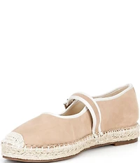 Copper Key Destin Suede Mary Jane Espadrille Flats