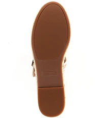 Copper Key Destin Suede Mary Jane Espadrille Flats